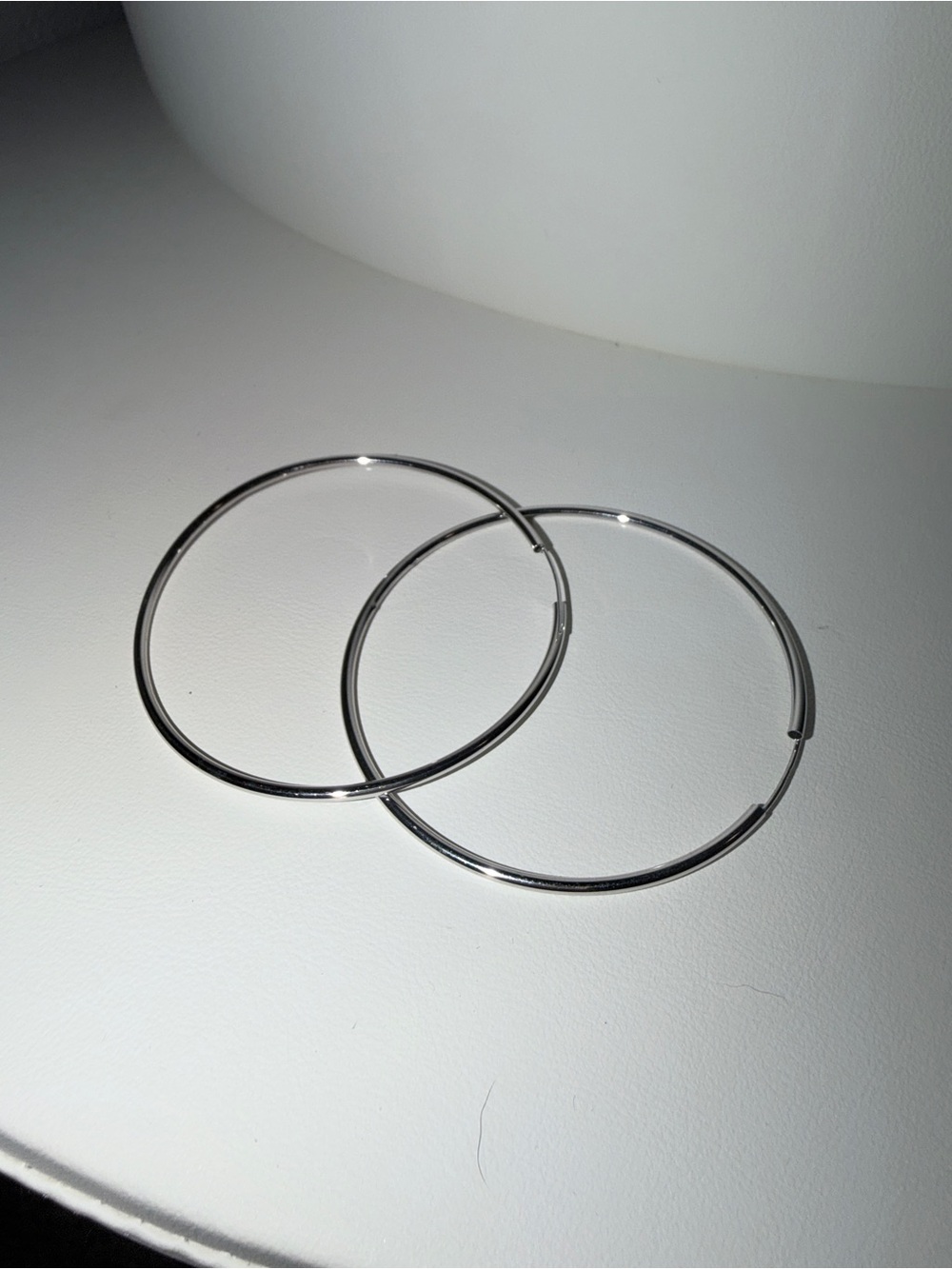Minimal 14k solid gold Hoop Earrings for Women - Classic Hoop Pair